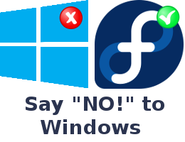Say NO to Windows image